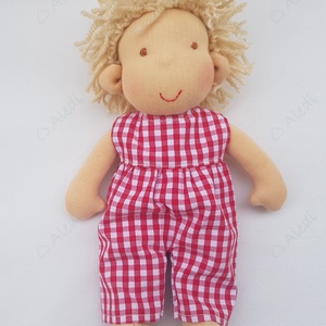 Kis Waldorf baba - szöszi fiú - játék & sport - baba & babaház - öltöztethető baba - Meska.hu