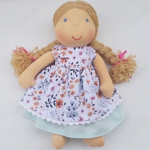 Kis Waldorf baba - szöszi - játék & sport - baba & babaház - öltöztethető baba - Meska.hu