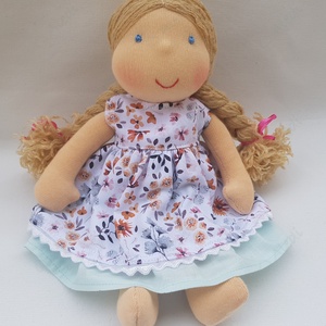 Kis Waldorf baba - szöszi - játék & sport - baba & babaház - öltöztethető baba - Meska.hu