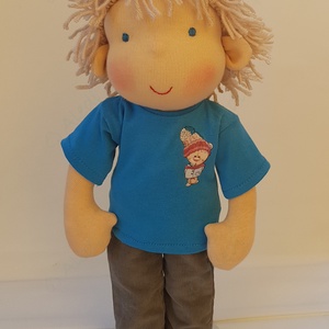 Waldorf fiú baba - játék & sport - baba & babaház - öltöztethető baba - Meska.hu