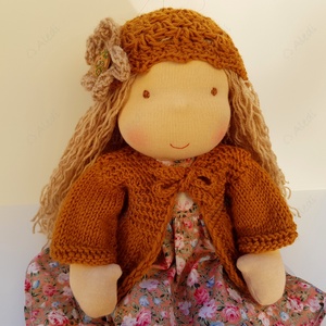 Waldorf baba - kardigános - Meska.hu