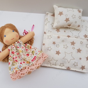 Apró Waldorf baba hálózsákkal - csillagos - játék & sport - baba & babaház - baba - Meska.hu