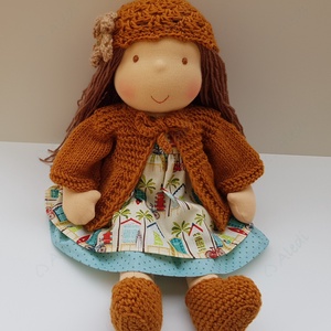 Waldorf baba - házikós - játék & sport - baba & babaház - öltöztethető baba - Meska.hu