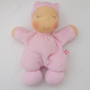 Plüss bébi baba - rózsaszín - játék & sport - baba & babaház - baba - Meska.hu