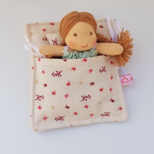 Apró Waldorf baba hálózsákkal - bézs - játék & sport - baba & babaház - baba - Meska.hu