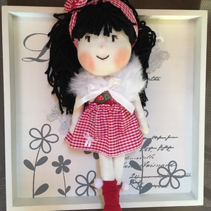 Jampi kislány baba, kézműves baba, textilbaba, rongybab - Meska.hu