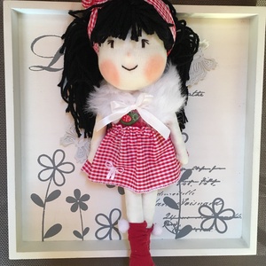 Jampi kislány baba, kézműves baba, textilbaba, rongybab -  - Meska.hu