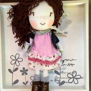 Eliza a felfedező kislány baba, kézműves baba, textilbaba, rongybab -  - Meska.hu