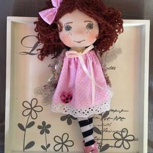 Lujza baba, kézműves baba, textilbaba, rongybaba  - játék & sport - baba & babaház - baba - Meska.hu