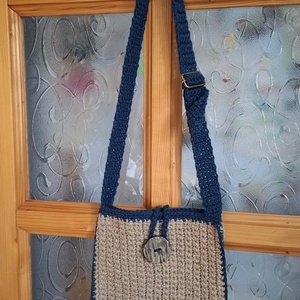 Nature spárgatáska - táska & tok - kézitáska & válltáska - vállon átvethető táska - Meska.hu