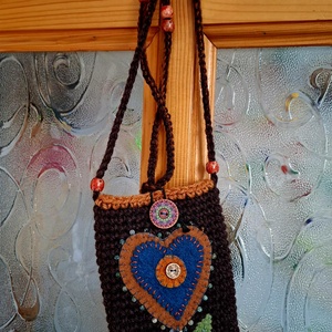 Country válltáska, Táska & Tok, Kézitáska & válltáska, Vállon átvethető táska, Horgolás, Varrás, MESKA