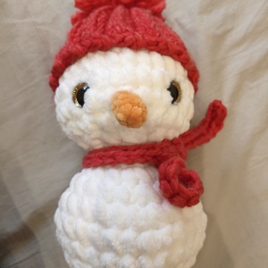 Horgolt hóember , Játék & Sport, Plüssállat & Játékfigura, Más figura, Horgolás, MESKA