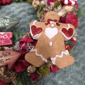 Karácsonyi ajtódísz  - karácsony - adventi díszek - adventi ajtódísz - Meska.hu