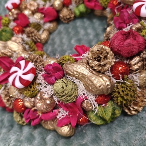 Karácsonyi ajtódísz  - karácsony - adventi díszek - adventi ajtódísz - Meska.hu