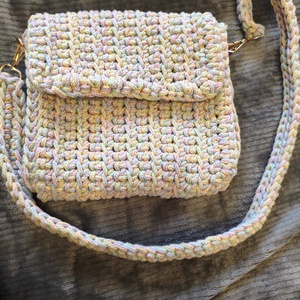 Horgolt válltáska , Táska & Tok, Kézitáska & válltáska, Alkalmi táska, Horgolás, MESKA