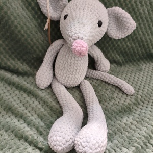 Horgolt egér , Játék & Sport, Plüssállat & Játékfigura, Egér, Horgolás, Óriás horgolt egér 45 cm, MESKA