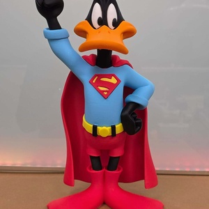 Dodó kacsa "Superman", Otthon & Életmód, Dekoráció, Dekoratív figurák és szobrok, Mindenmás, 3D nyomtatott figura: egy dodó kacsa Superman stílusú ruhában. A figura kb. 30 cm magas. Részletgaz..., MESKA