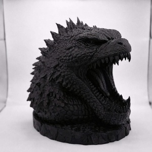 Godzilla fejhallgató és joystick tartó - otthon & életmód - dekoráció - dekoratív figurák és szobrok - Meska.hu