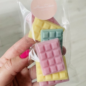 Mini táblás csoki illatviaszok, Otthon & Életmód, Gyertya, illat, aroma, Illatviasz, Gyertya-, mécseskészítés, MESKA