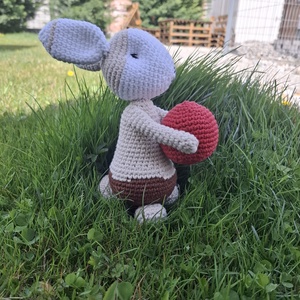Amigurumi nyuszi, Játék & Sport, Plüssállat & Játékfigura, Egér, Horgolás, MESKA