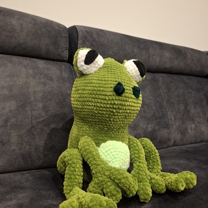 Horgolt béka - Meska.hu