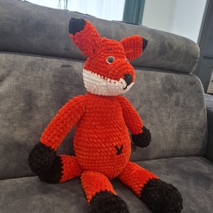 Amigurumi róka - játék & sport - plüssállat & játékfigura - róka - Meska.hu