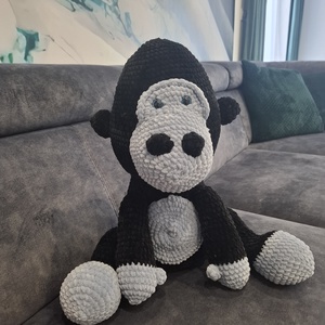 Horgolt gorilla - játék & sport - plüssállat & játékfigura - majom - Meska.hu