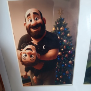 Animált portré képkeretben - otthon & életmód - papír, írószer - ajándékozás kellékei - pénzátadó képkeret - Meska.hu