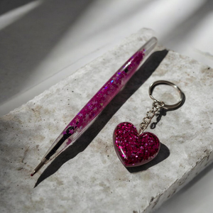 Toll és kulcstartó szett rózsaszín , Otthon & Életmód, Papír, írószer, Ceruza & Toll, , MESKA