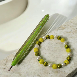 Csillogós toll és karkötő szett , Otthon & Életmód, Papír, írószer, Ceruza & Toll, , MESKA