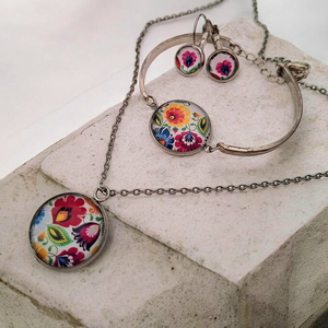 Kalocsai mintás ékszer szett, Ékszer, Ékszerszett, , MESKA