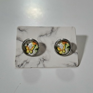 Pillangós fülbevaló 8mm, Esküvő, Ékszer, Fülbevaló, , MESKA