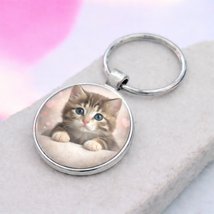 Cicás kulcstartó  - Meska.hu