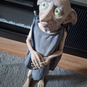 55 cm-es, kézzel festett 3D nyomtatott Dobby figura - otthon & életmód - dekoráció - dekoratív figurák és szobrok - Meska.hu