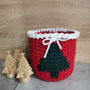 Horgolt tároló - Meska.hu