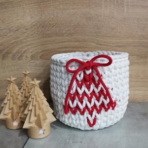 Horgolt tároló - Meska.hu