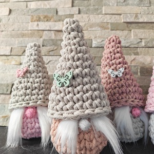 Tavaszi Horgolt manó - otthon & életmód - tárolás & rendszerezés - doboz - Meska.hu