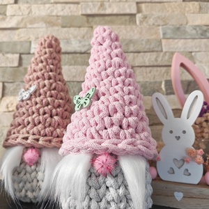 Tavaszi Horgolt manó - otthon & életmód - tárolás & rendszerezés - doboz - Meska.hu