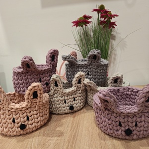 Nyuszis horgolt tároló, Otthon & Életmód, Tárolás & Rendszerezés, Doboz, , MESKA