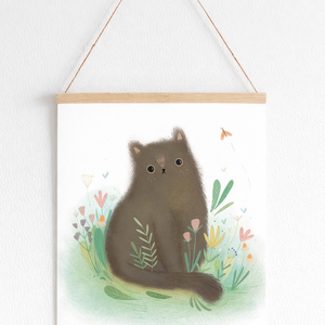 Cicás falikép , Művészet, Grafika & Illusztráció, Digitális, Fotó, grafika, rajz, illusztráció, MESKA