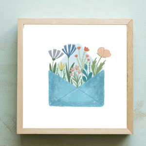 Boríték virág falikép, Művészet, Grafika & Illusztráció, Digitális, Fotó, grafika, rajz, illusztráció, MESKA