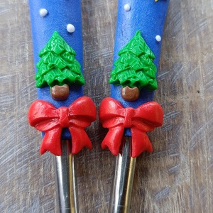 Karácsonyi kiskanál - karácsony - karácsonyi lakásdekoráció - ünnepi asztaldekoráció - Meska.hu