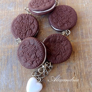 Mini oreós karkötő   - Meska.hu