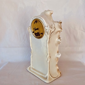 Antik mechanikus porcelán asztali óra (19001910 körüli). - otthon & életmód - dekoráció - fali és függő dekoráció - falióra & óra - Meska.hu