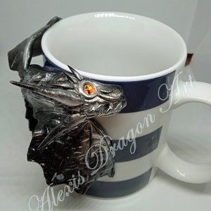 Sárkányos bögre - művészet - más művészeti ág - Meska.hu