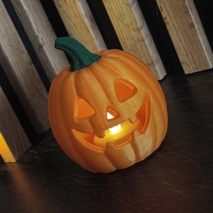 Tökös  Halloween LED mécsestartó � Alföldi 3D - Meska.hu