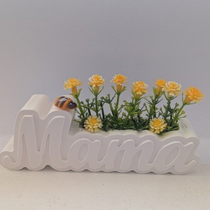 Mama feliratú dísz levendula művirággal - otthon & életmód - dekoráció - dísztárgy - Meska.hu