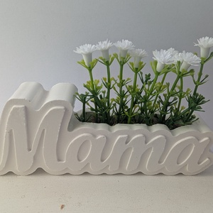 Mama feliratú dísz levendula művirággal - otthon & életmód - dekoráció - dísztárgy - Meska.hu