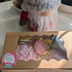 Illatosított szójaviasz virág dobozban - otthon & életmód - gyertya, illat, aroma - illatviasz - Meska.hu