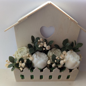 Házikó illatviasszal - otthon & életmód - dekoráció - dísztárgy - Meska.hu